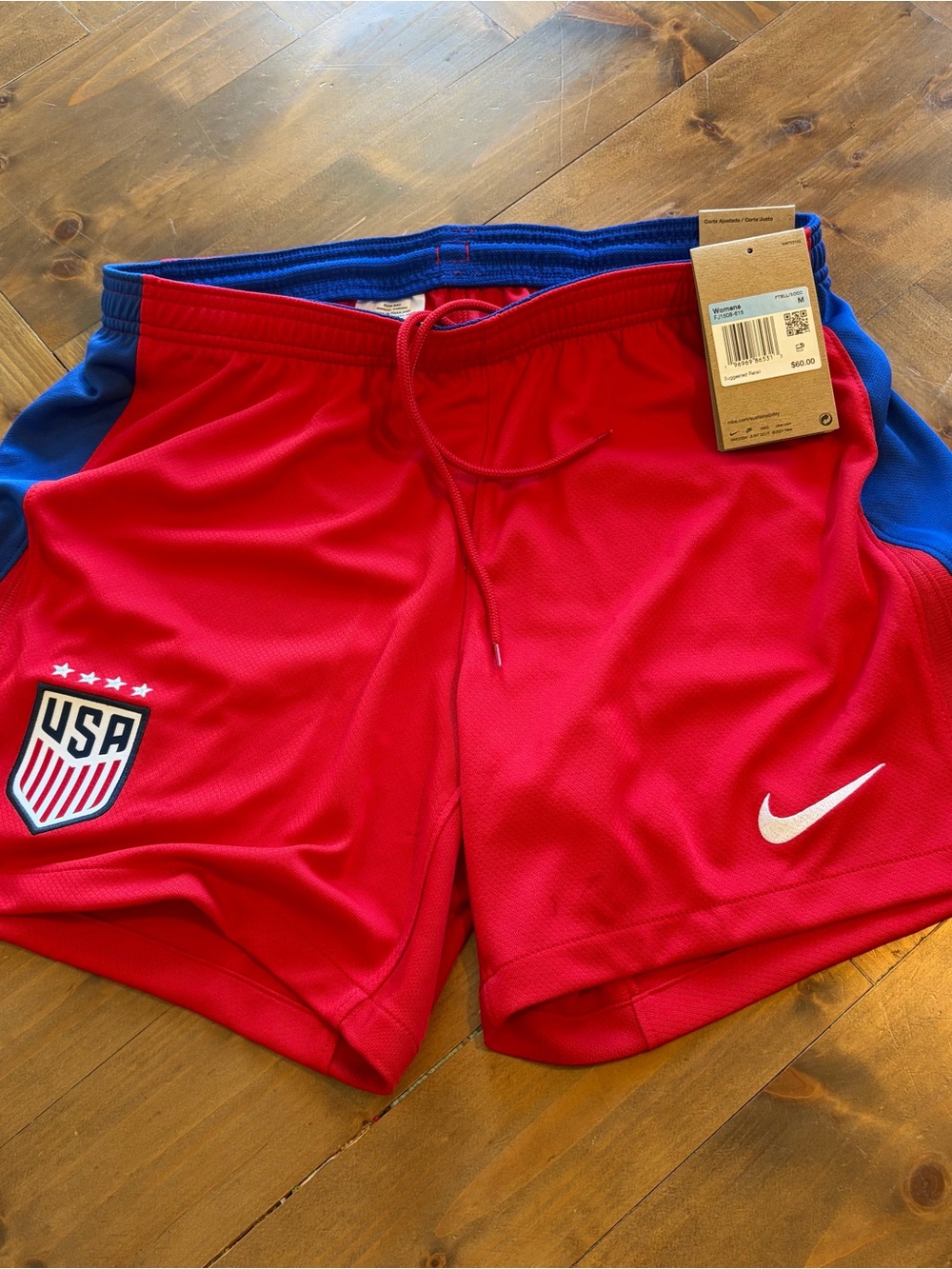 NWT Team USA Nike Soccer Shorts - Womens’s Medium - World Cup
